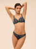 Simone Perele Saga Full Coverage Plunge Bra Prestige Blue