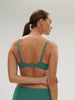 Saga Full Coverage Plunge Bra Garden Green Simone Perele