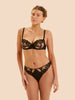 Saga Sheer Demi - Black Whisper