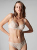 Saga Sheer Demi Bra Topaz Beige Simone Perele