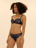 Saga Sheer Demi Bra Sapphire Simone Perele