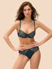 Simone Perele Saga Sheer Demi Bra Prestige Blue