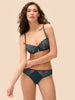 Simone Perele Saga Sheer Demi Bra Prestige Blue