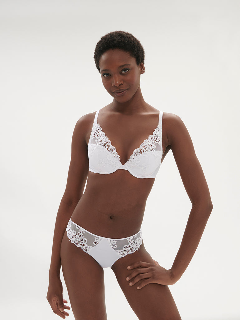 Saga Bikini Panty White Simone Perele