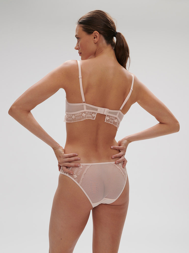 Simone Perele Marthe Women's Push-Up Bra – Elegant Lace Underwire Bra For Everyday Comfort & Support