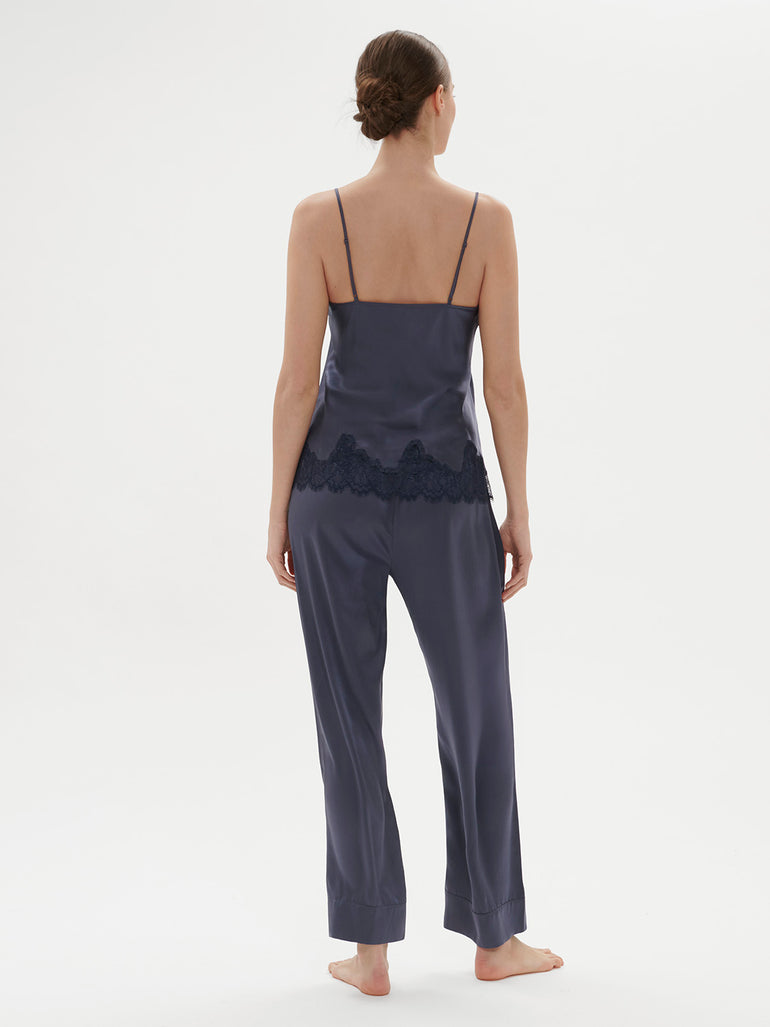 Nocturne Silk Top Cinder Blue Simone Perele