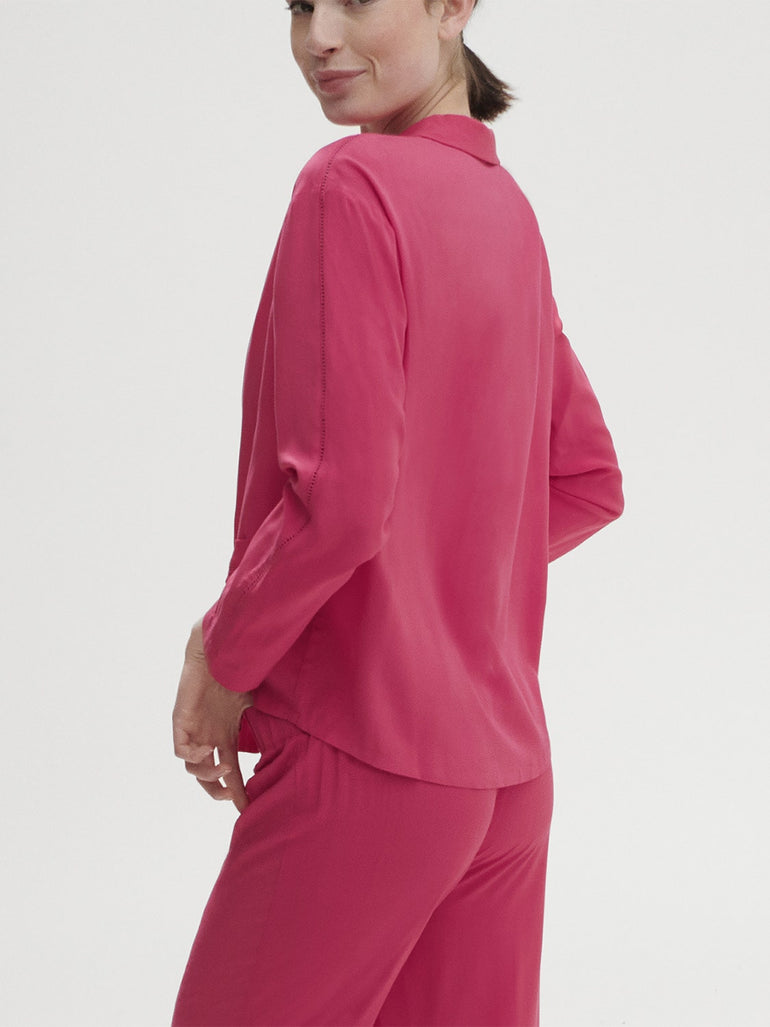 Songe Long Sleeve Top Pitaya Pink Simone Perele