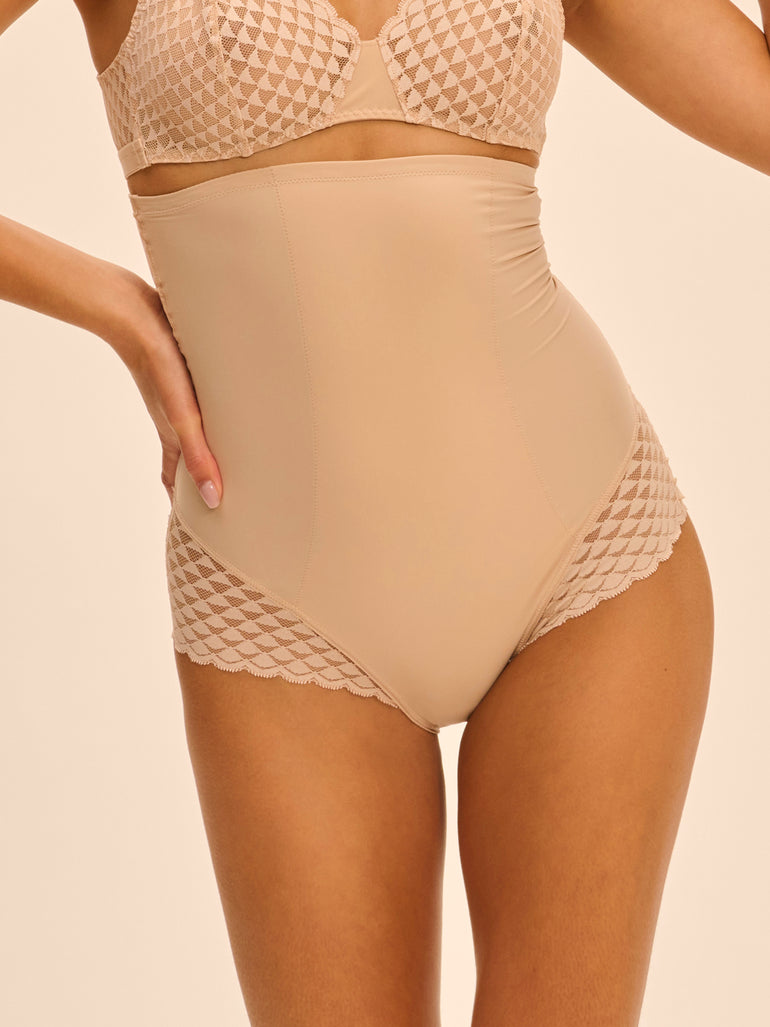 Subtile Control High Waist Shaper Brief Peau Rose Simone Perele