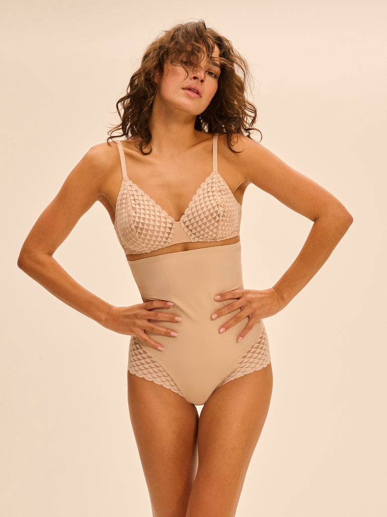 Subtile Control High Waist Shaper Brief Peau Rose Simone Perele