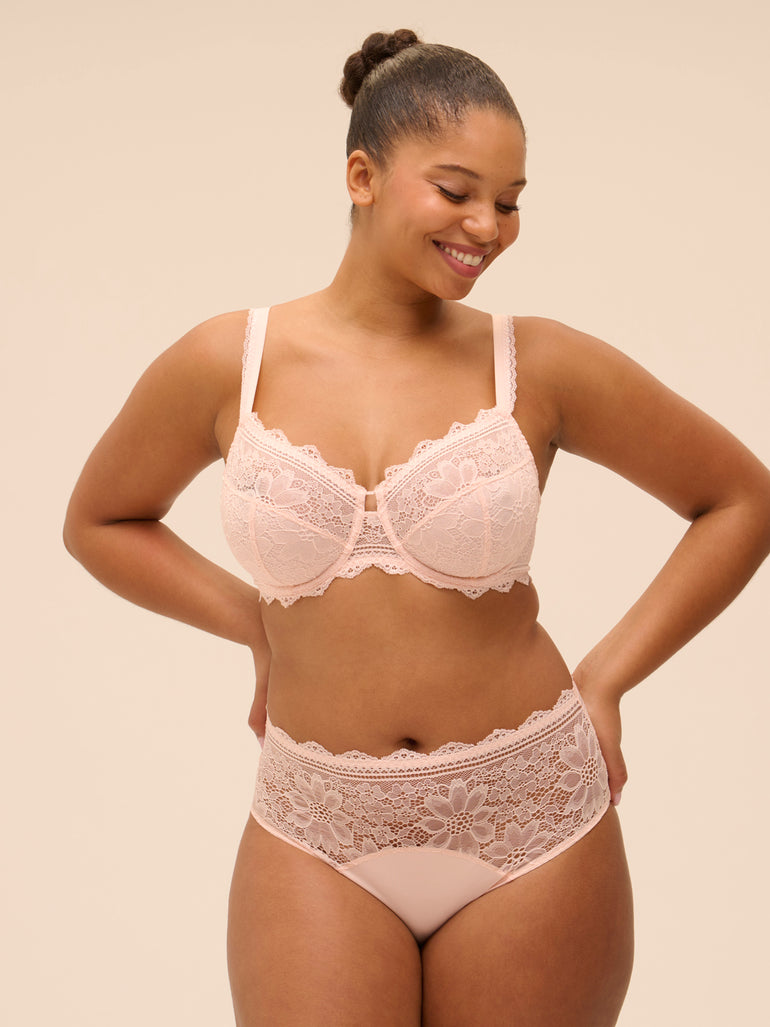 Freesia Retro Brief Panty Petal Powder Simone Perele