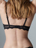 Freesia Sheer Underwire Triangle Bra Black Simone Perele