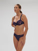 Singuliere Sheer Demi Bra Midnight Blue Simone Perele