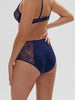 Singuliere Retro Brief Panty Midnight Blue Simone Perele