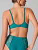 Opaline Triangle 3D Demi Bra Emerald Green Simone Perele