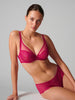 Exotica Full Coverage Plunge Bra Raspberry Simone Perele