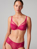 Exotica Full Coverage Plunge Bra Raspberry Simone Perele