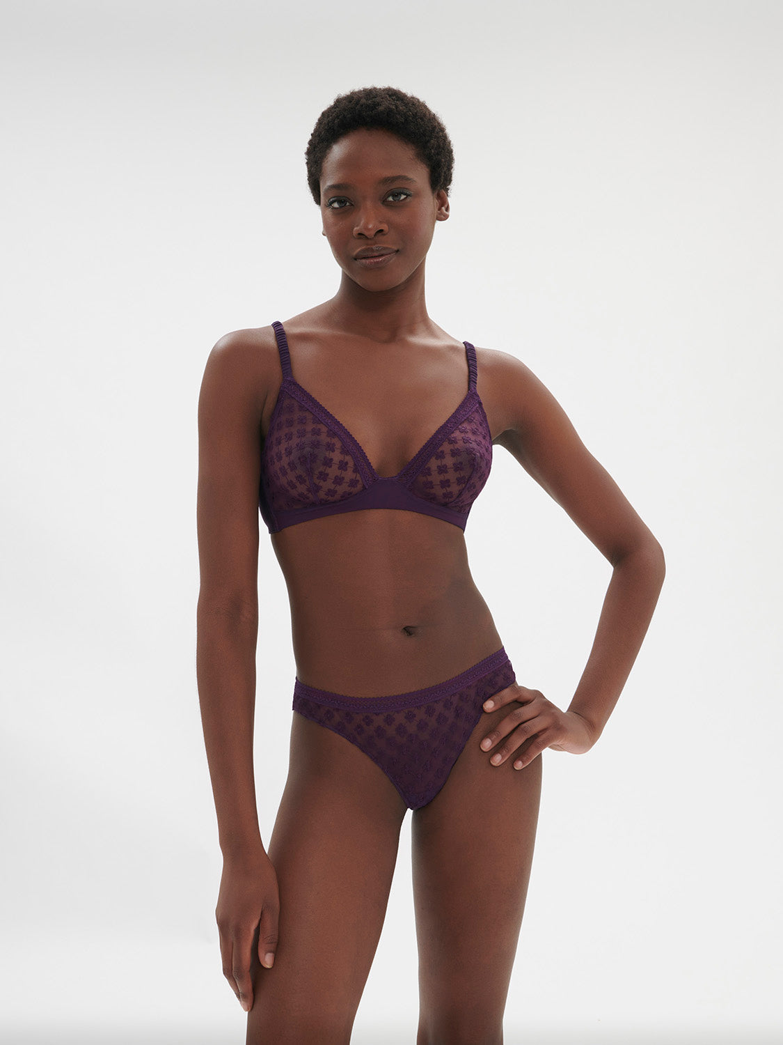 Hortense Bralette - Euphoria Purple – Simone Pérèle