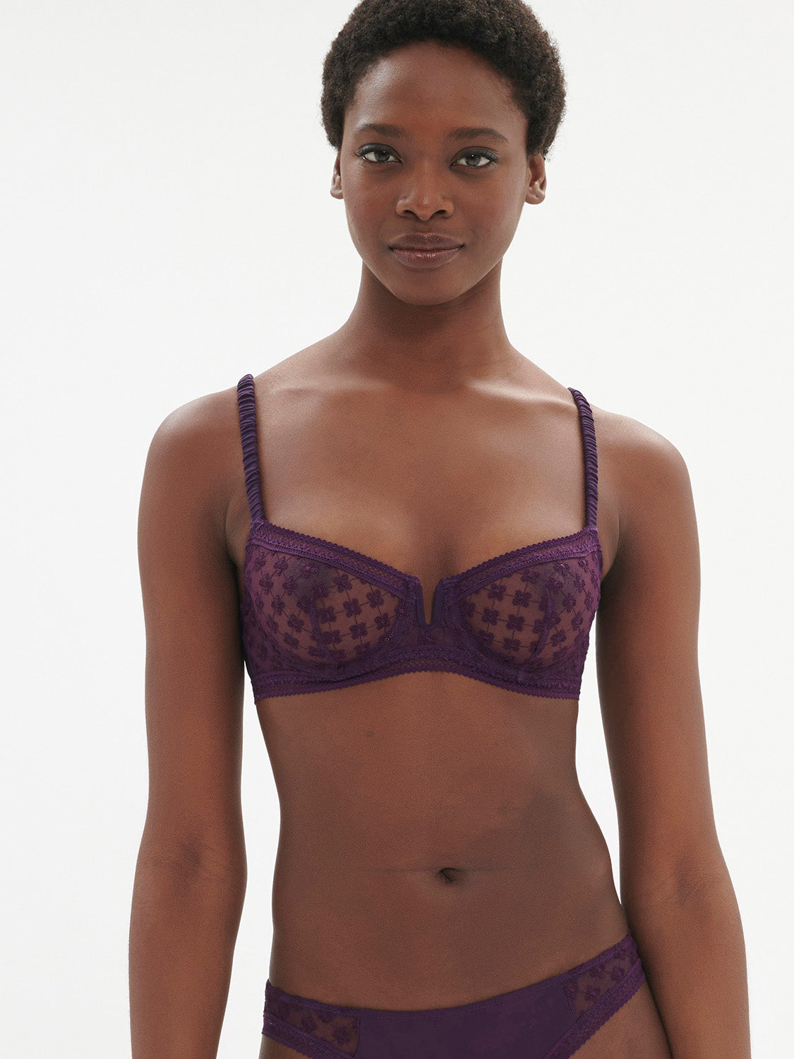Hortense Sheer Demi - Euphoria Purple – Simone Pérèle