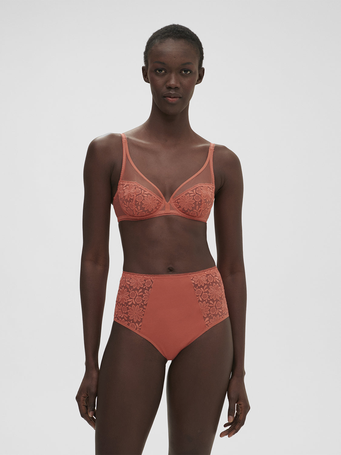 Simone Pérèle | Amazone Full Coverage Plunge - Texas Pink