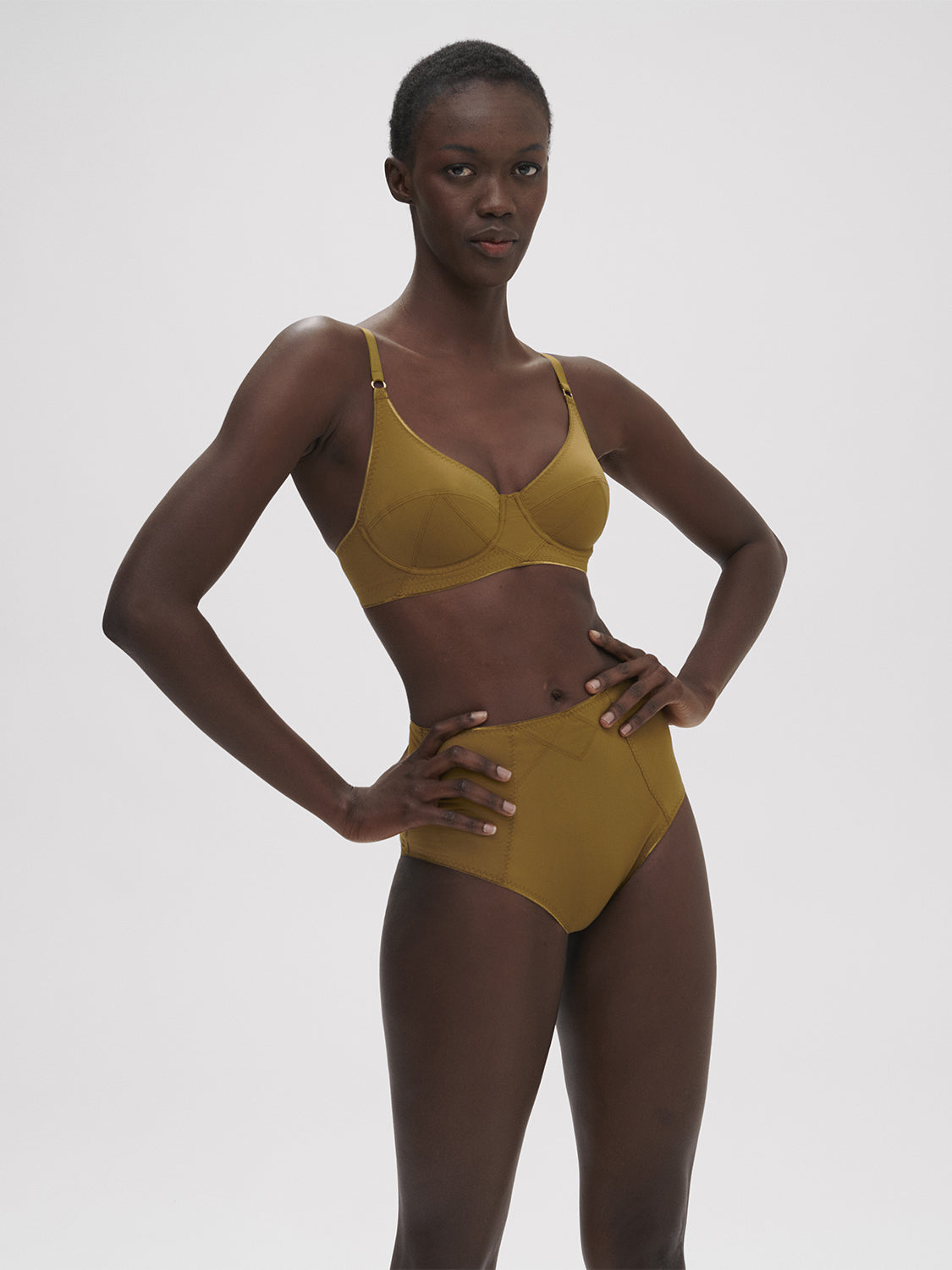 Artifice Underwire Plunge - Bronze – Simone Pérèle