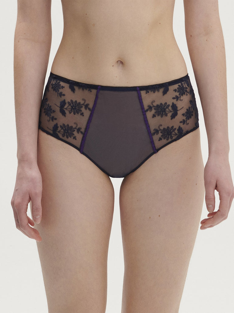 Adele Retro Brief Panty Midnight Simone Perele