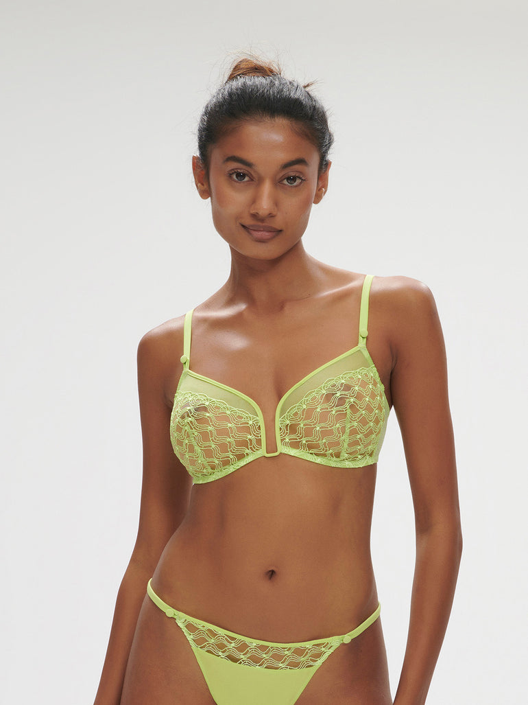 Rose Bralette Lime Simone Perele