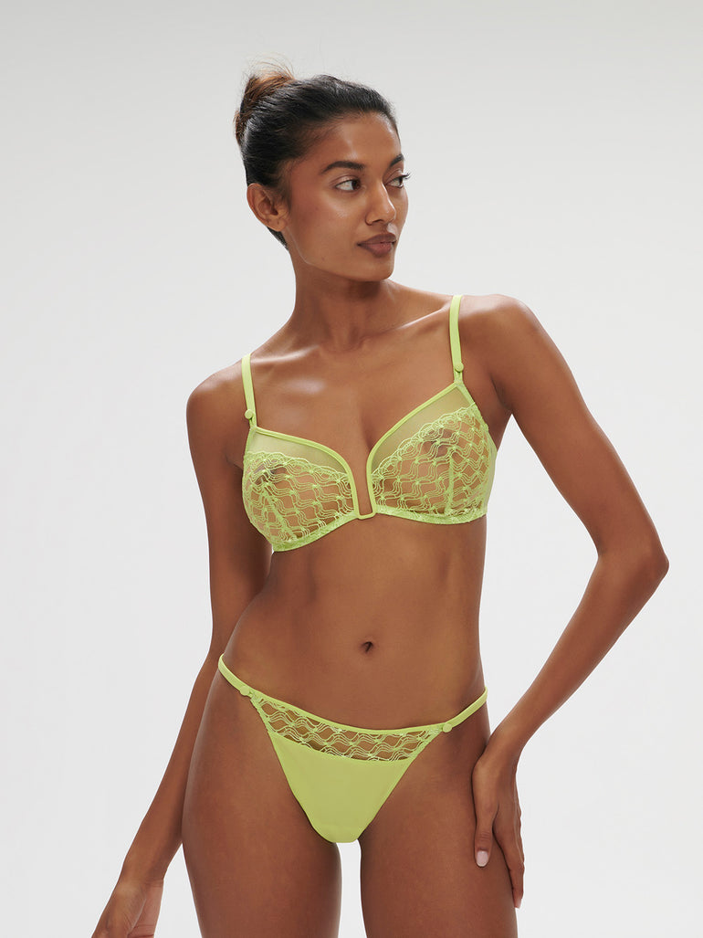 Rose Bralette Lime Simone Perele