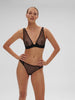 Rose Underwire Triangle Bra Black Simone Perele