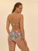 Boheme Padded Underwire Bandeau - Tropic White Print