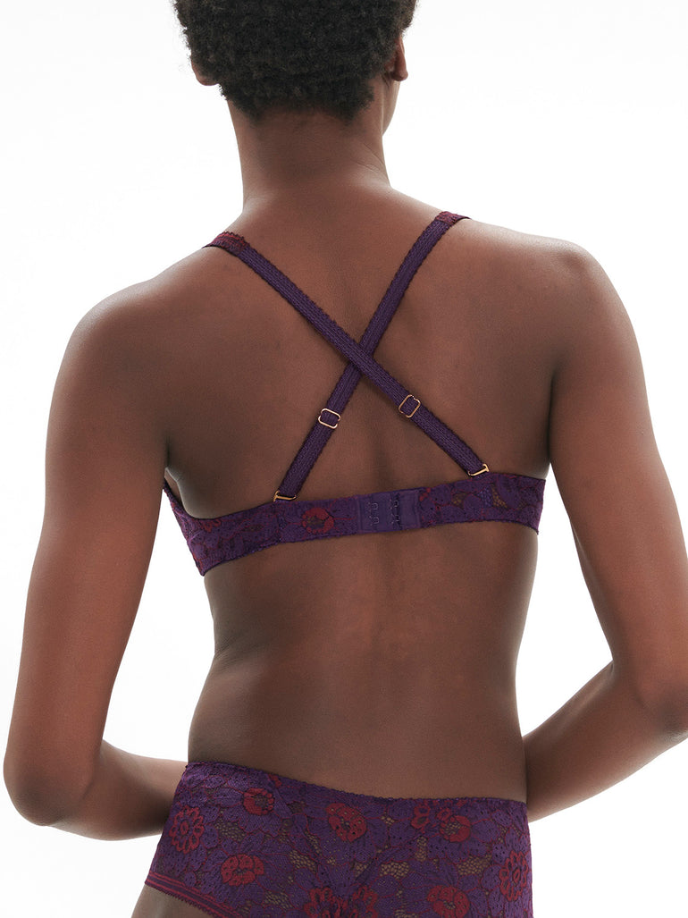 Festive Bralette Euphoria Purple Simone Perele