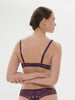 Festive Underwire Triangle Bra Eurphoria Purple Simone Perele