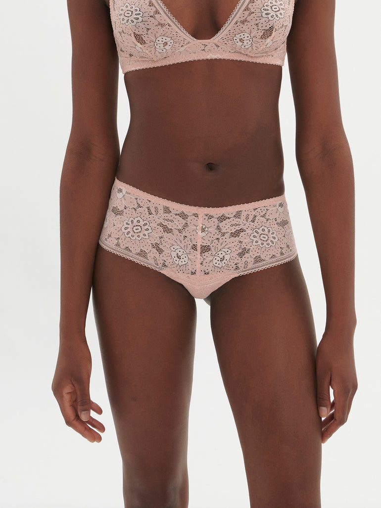 Festive Boyshort Panty Ballet Pink Simone Perele