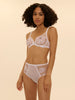 Intrigue Full Coverage Plunge Bra White Simone Perele