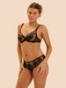 Intrigue Full Coverage Plunge Bra Black Simone Perele