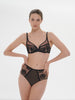 Intrigue Full Coverage Plunge Bra Black Simone Perele