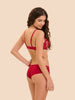 Intrigue Full Coverage Plunge - Opera Red