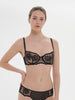 Intrigue Sheer Demi Bra Black Simone Perele