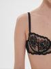 Intrigue Sheer Demi Bra Black Simone Perele