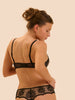 Intrigue Sheer Demi Bra Black Simone Perele