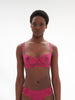 Intrigue Sheer Demi Bra Disco Pink Simone Perele