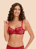 Intrigue Sheer Demi - Opera Red