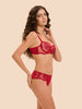 Intrigue Sheer Demi - Opera Red