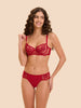 Intrigue Sheer Demi - Opera Red
