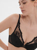 Intrigue Triangle Contour Bra Black Simone Perele