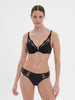 Intrigue Triangle Contour Bra Black Simone Perele