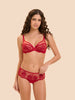Intrigue Boyshort - Opera Red