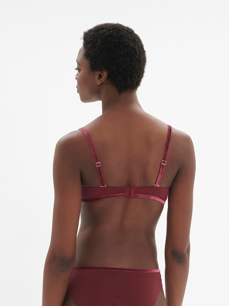 Scenario Sheer Demi Spinel Red Simone Perele