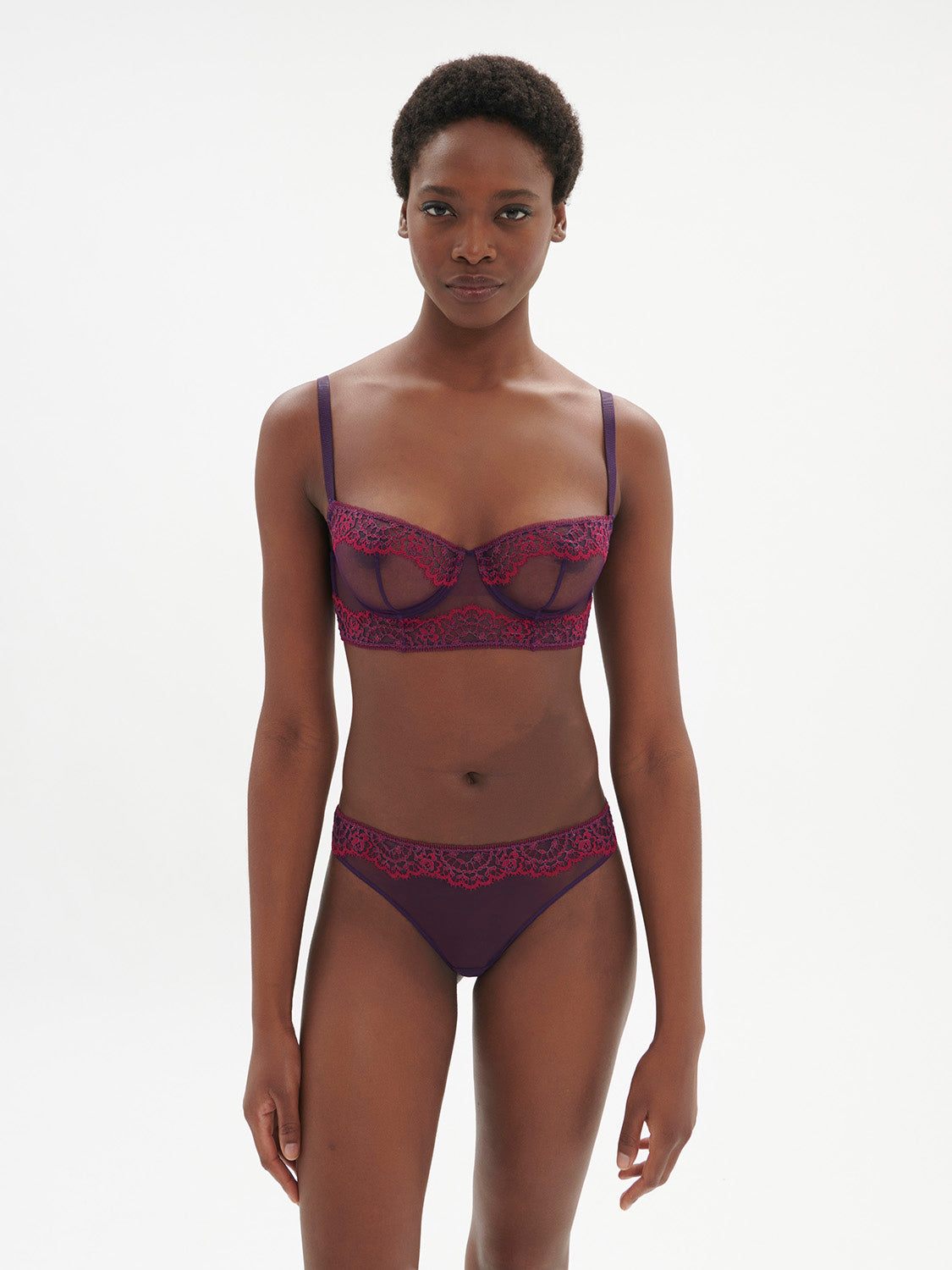 Celeste Sheer Demi - Euphoria Purple – Simone Pérèle