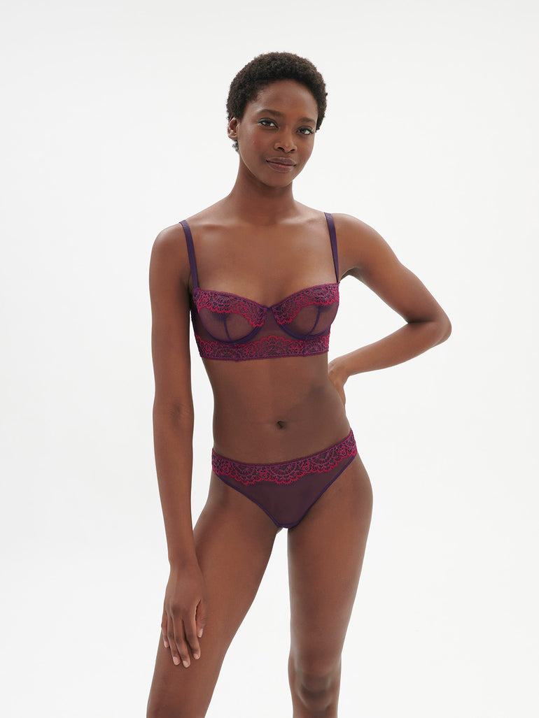 Celeste Thong Panty Euphoria Purple Simone Perele