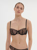 Jeanne Sheer Demi Bra Black Simone Perele